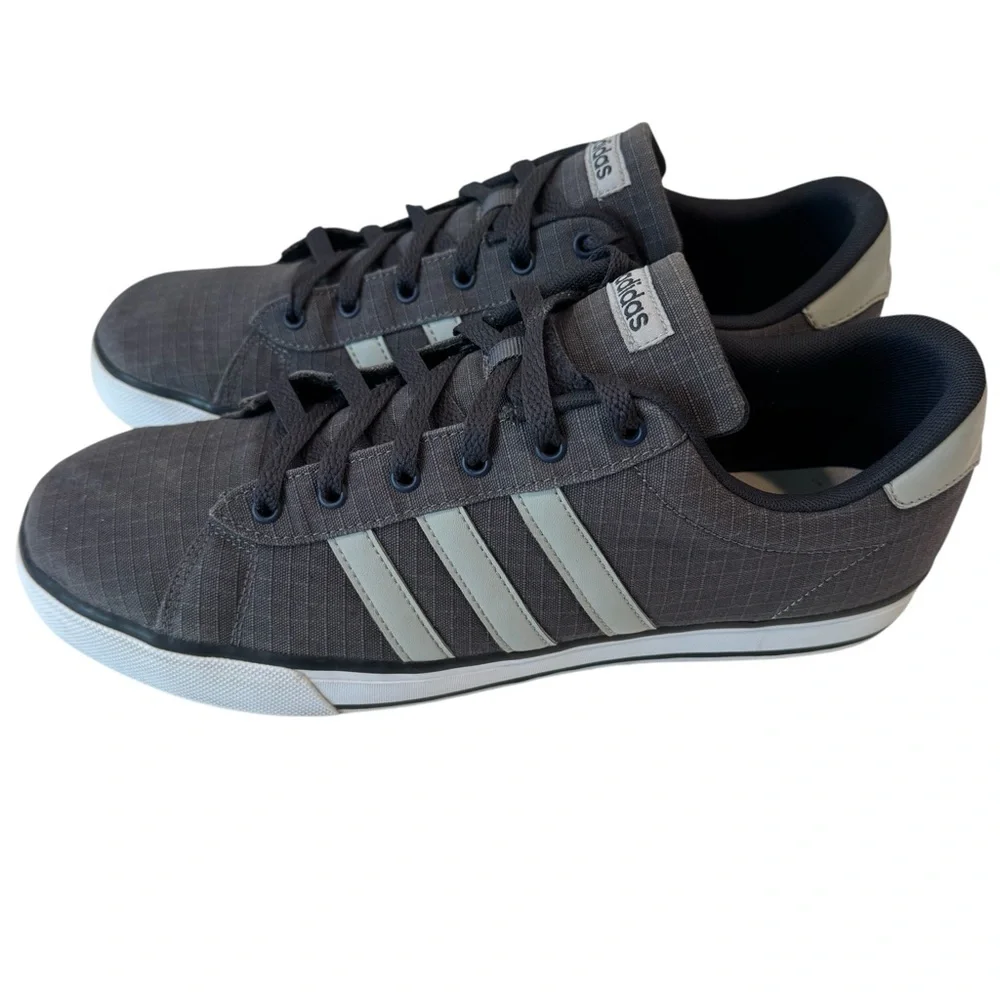 Adidas Neo SE Daily Vulc F38360 Blue Gray White Sneakers Shoes Men‎ Size 13